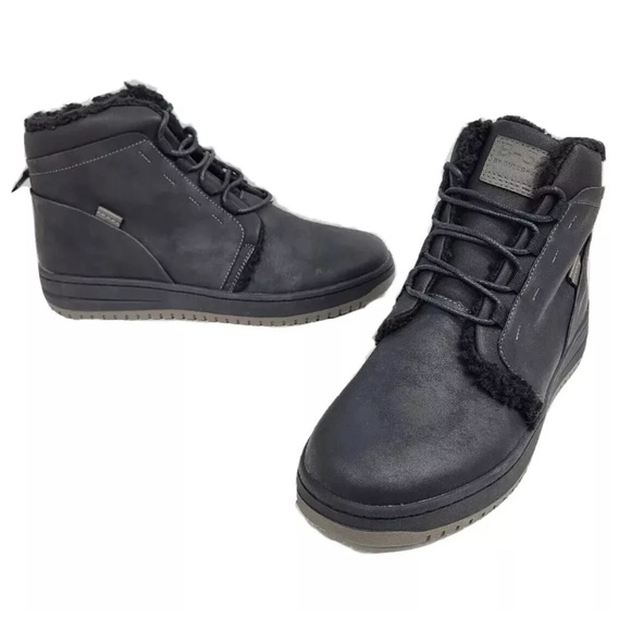 B-52 by Bullboxer Men’s Black Chukka Boots Side Zipper Winter Boots Size 11.5 - Picture 1 of 12